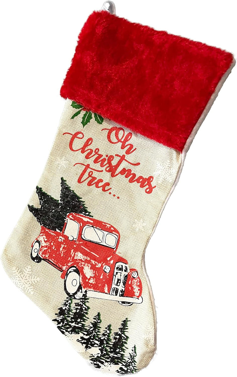 Sister Novelties Large Christmas Stockings (20 Inches Long), Vintage T