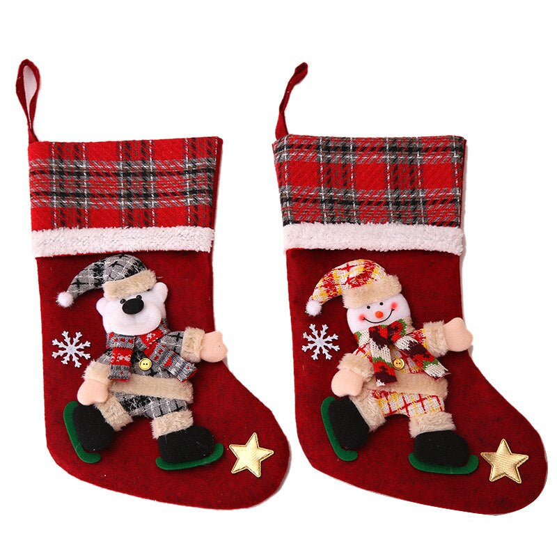 Personalized Christmas Stockings Custom Name Stocking Family Stockings Christmas Gift Christmas Red Stocking Christmas Ornament